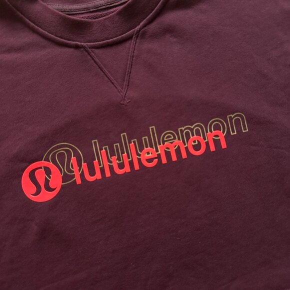 Limited Edition Lululemon All Yours Cropped Lunar New Year Sweatshirt Women Burg - Picture 3 of 6